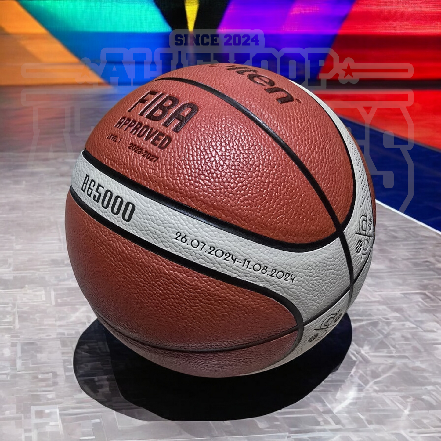 Balón Para Basquetbol Molten BG5000 Juegos Olimpicos París 2024