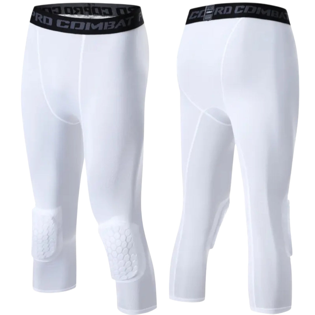 Licra Basketball Pro | Protección Hexagonal para Rodillas