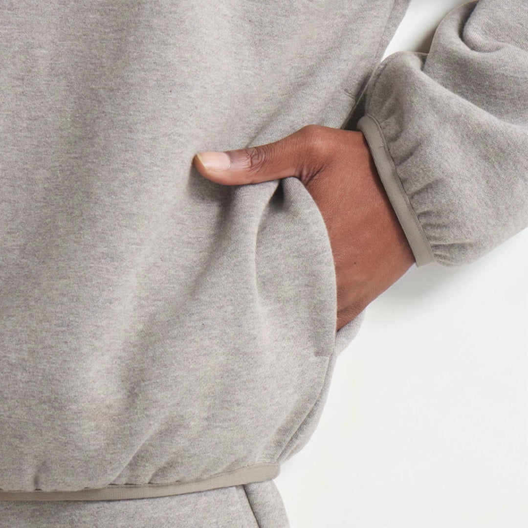 Hoodie Fear Of God x NBA Essentials – Unisex Oversized (Gray Edition)