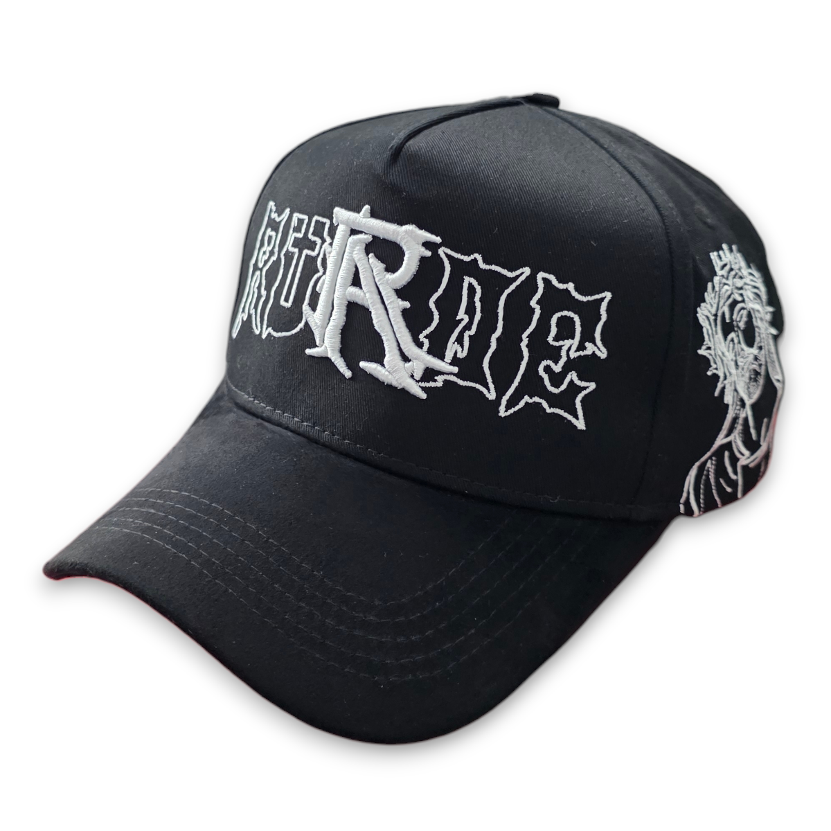 Gorra Rude Awakenings Jesus Christ Blanco Negro Cristo