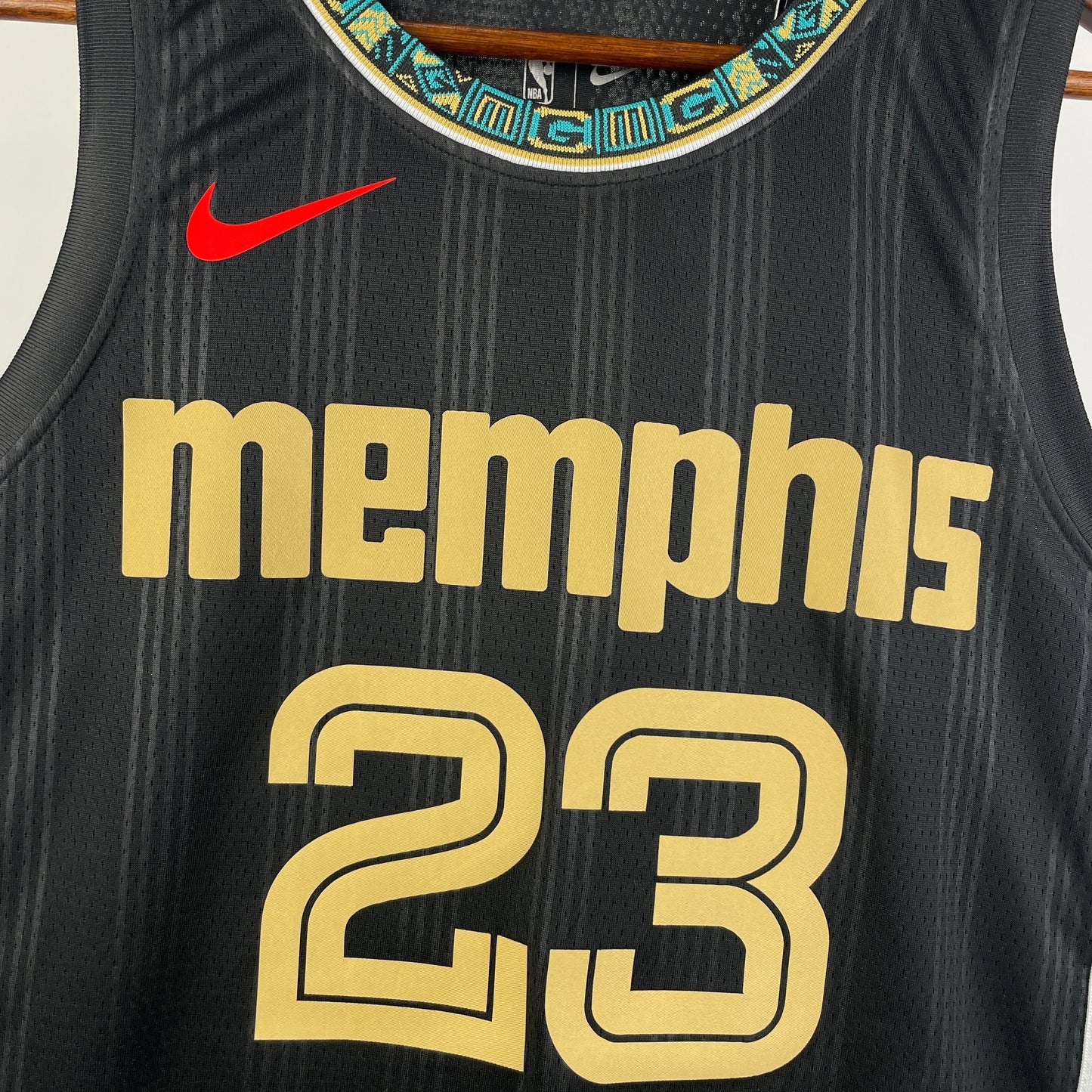 Jersey City Edition 2022 Memphis Grizzlies – Derrick Rose #23 Negro