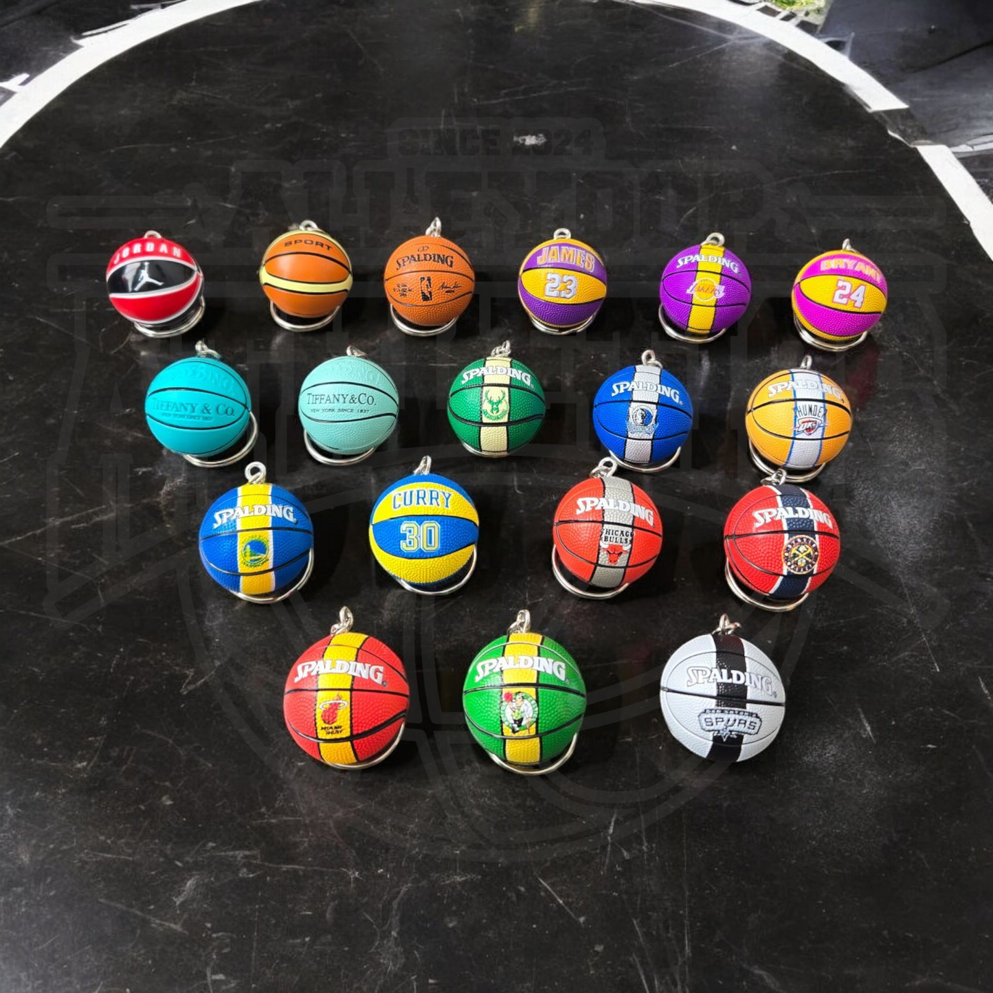Llavero Balón de Básquetbol Texturizado – Modelos Premium
