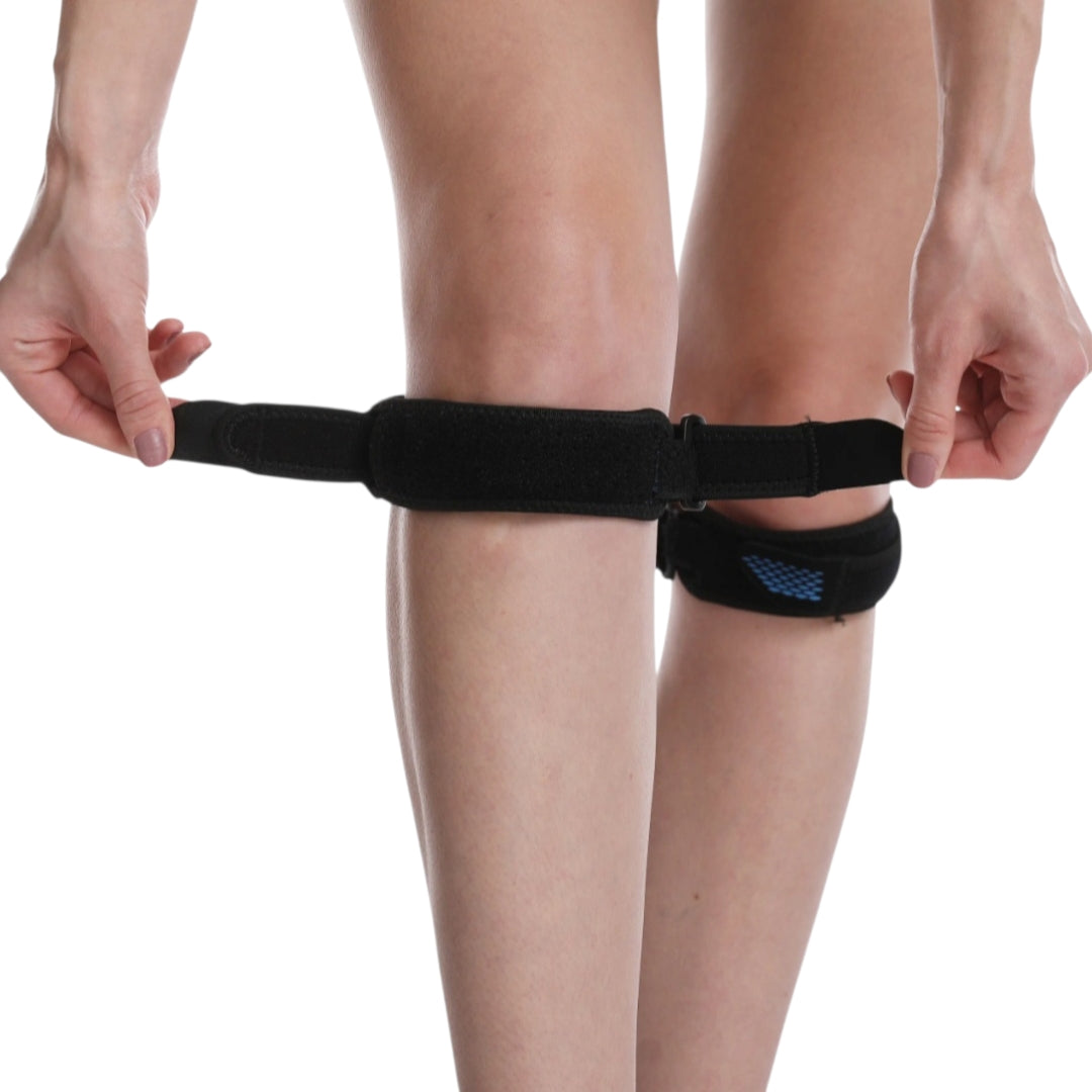 Banda Patelar Deportiva Ajustable con Gel de Silicón – Soporte para Menisco y Rodilla