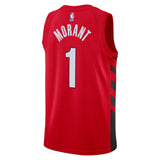 Jersey Portland Trail Blazers Statement – Ja Morant #12 Rojo